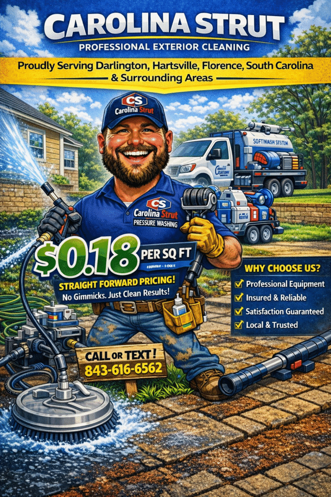 carolina strut pressure washing